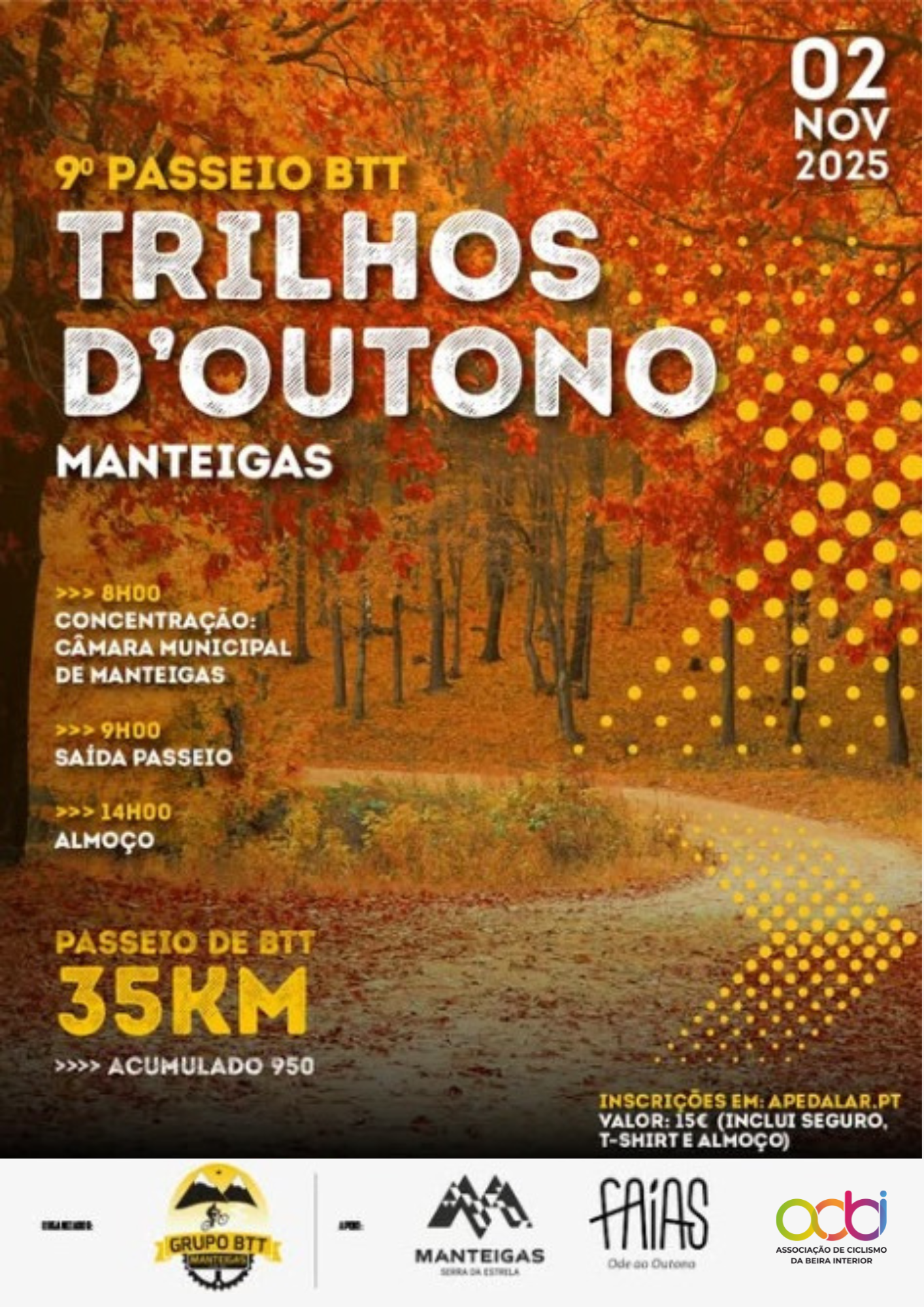 Cartaz Trilhos de Outono